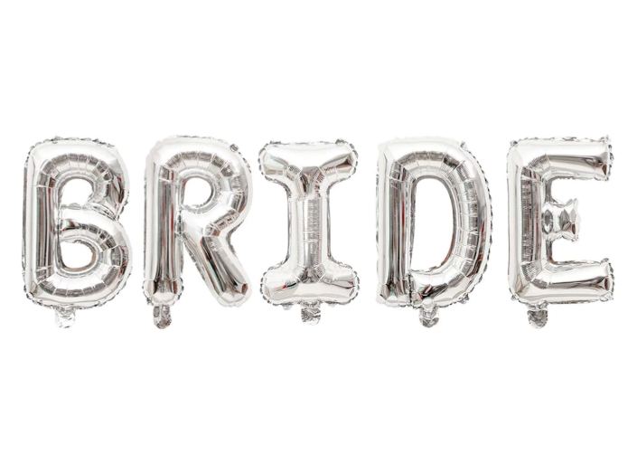 Bride To Be Ballonnen Set - Folieballonnen in Zilver/Goud en Rosegold - Vrijgezellenfeest Decoratie - Inclusief Diamant Ring Ballon