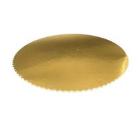 Gouden Kartonnen Taartonderleggers Rond - 1MM - Set van 5 - Stevige Cake Boards voor Taarten en Gebak - Cakeboard - Taartkarton
